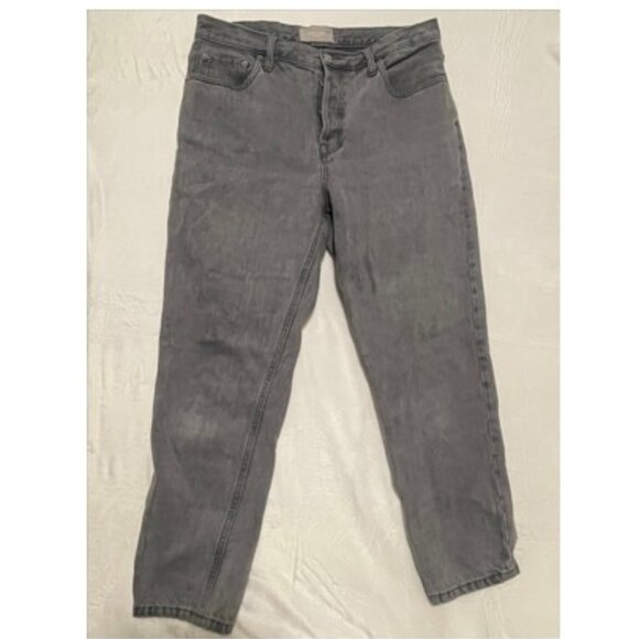 Everlane Other - Everlane 90's Cheeky Jeans Men 32x36 Grey Denim Straight Organic Cotton Fit Leg